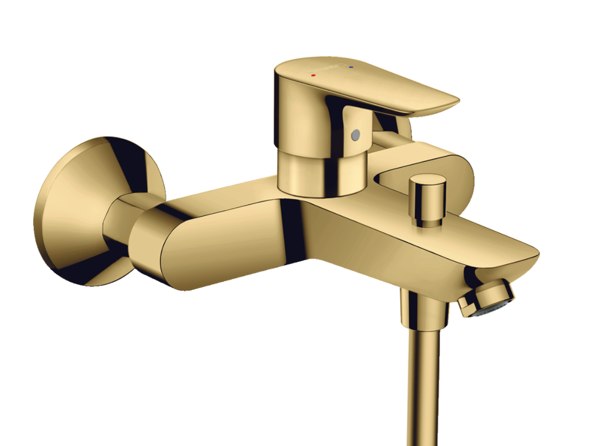 Hansgrohe Talis E bateria wannowa złoty optyczny polerowany